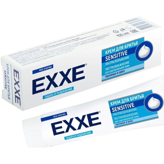 Крем для бритья EXXE SENSITIVE 100 мл. Для чувствительной кожи