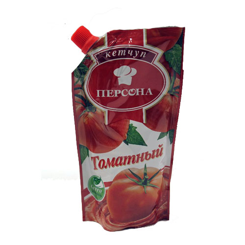 Кетчуп Персона ПЭТ-бутылка 8х900гр Томатный