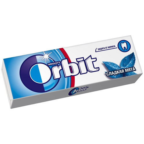 Жевательная резинка ORBIT 13,6 гр. Сладкая мята