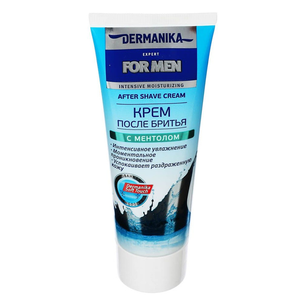 Крем после бритья DERMANIKA 75 мл. For Men С ментолом
