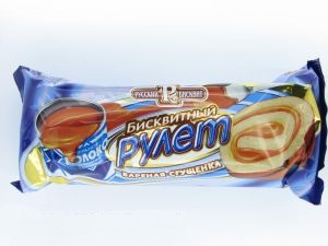 Рулет РУССКИЙ БИСКВИТ 175 гр. вар. сгущ.