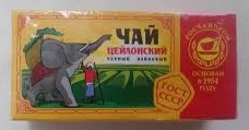 Чай черн. лист. РОСЧАЙПРОМ 100 гр. Мелколист. Байховый Цейлонский карт. кор.