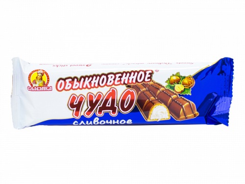 Батончик шоколадный ОБЫКНОВЕННОЕ ЧУДО 55 гр. Шоколадное