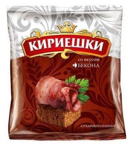 Сухарики КИРИЕШКИ 40гр бекон