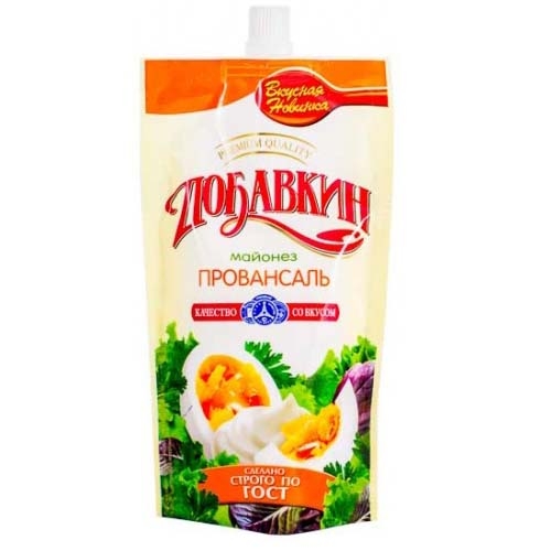 Майонез «Добавкин» 50,5% 400гр/24шт/6мес