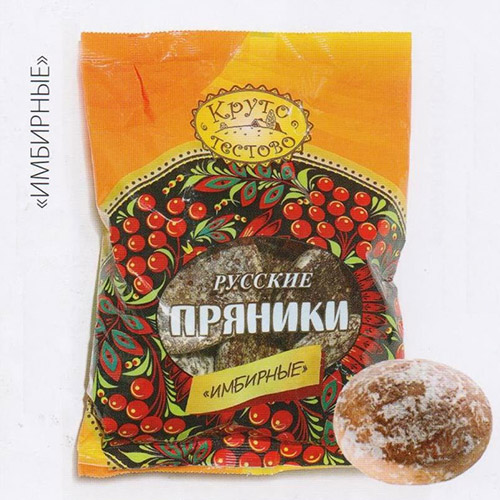 Пряники крутотестово имбирные 400 г