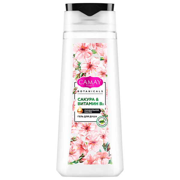 Гель для душа CAMAY 250 мл. Botanicals Японская сакура