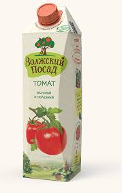 Сок ВОЛЖСКИЙ ПОСАД 1 л. Томат