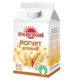 Йогурт КРАСНОГОРСКИЙ 500 мл. 2,5% со вкусом мюсли-злаки