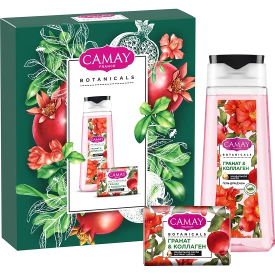 Набор подарочный CAMAY POMEGRANATE (Гель д/душа 250 мл. + Мыло 85 гр.)
