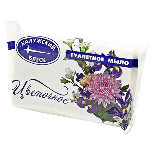 Мыло туалетное цветочный микс 90 г / блеск