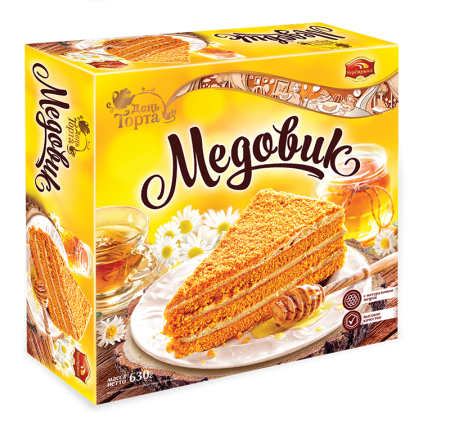 Торт медовик 630 г / черемушки