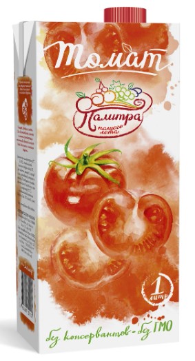 Нектар томатный д/п палитра 1л