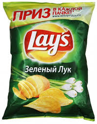 Чипсы Лейс 80 гр. Зеленый лук