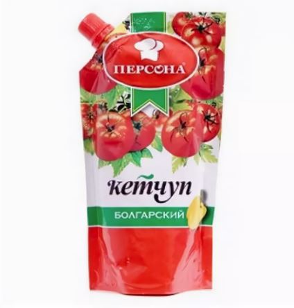 Кетчуп Персона дой-пак 30х220гр Перчики Чили с дозатором