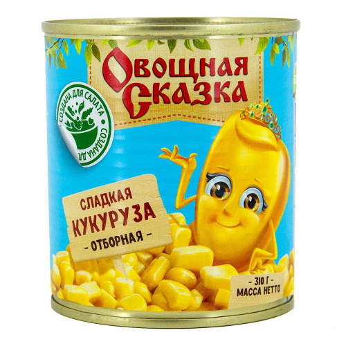 Кукуруза 310г/15 "Овощная сказка"