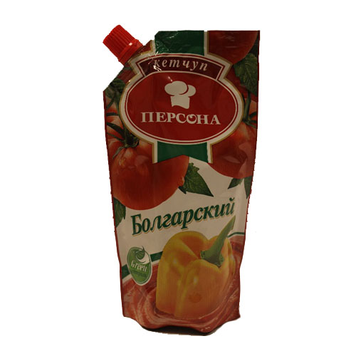 Кетчуп Персона ПЭТ-бутылка 8х900гр Болгарский