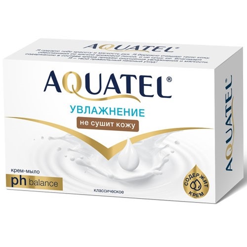 Мыло туалетное AQUATEL 90 гр. Классическое