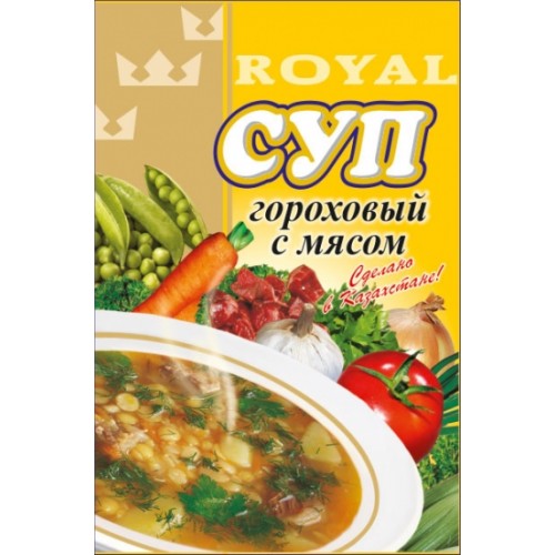 Суп б/п МАСТЕР ДАК 60 гр. Горох, копчености пак.