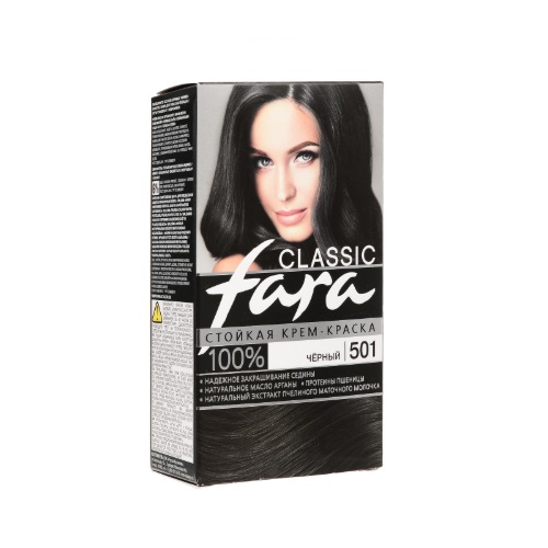 Краска для волос FARA Classic 501 черный