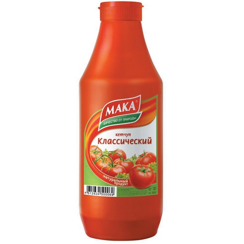 Кетчуп Мака классичесский 1* 800г пл/б