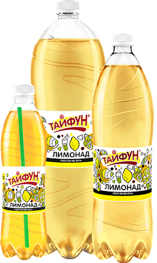 Лимонад ТАЙФУН 0,5 л. Лимонад ПЭТ