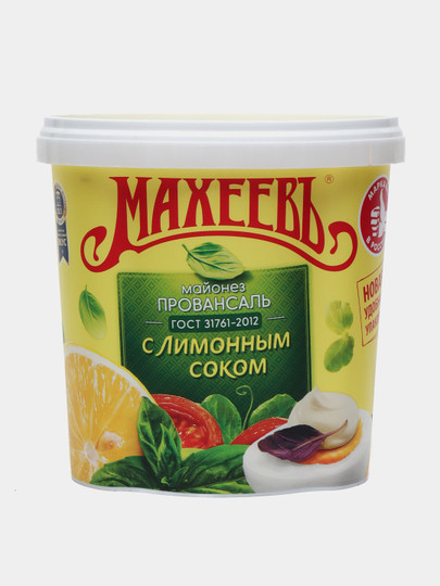 Майонез МАХЕЕВ 800мл Провансаль с лимонным соком