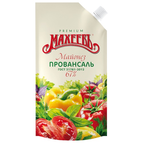 Майонез МАХЕЕВ 200 мл. 67% Классика провансаль д/п