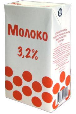 Молоко ГОРОШЕК 1 л. Ультрапастеризованное 3,2%