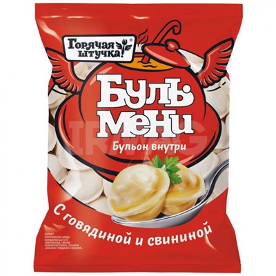 Пельмени ГОРЯЧАЯ ШТУЧКА 900 гр. Бульмени с говядиной и свининой