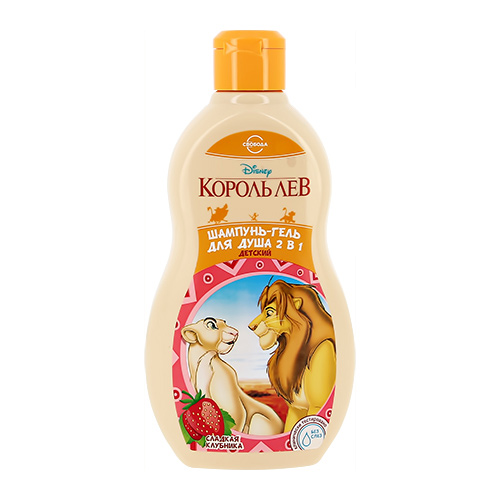 Шампунь-гель д/д DISNEY Король лев 410 гр. Клубника