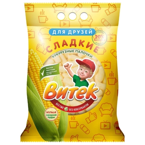 Кукурузные палочки ВИТЕК 60гр