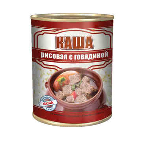 Консервы гб каша рисовая с говядиной ж/б 340 г / правильный выбор