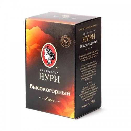 Чай черн. лист. ПРИНЦЕССА НУРИ 250 гр. Высокогорный. карт. кор.