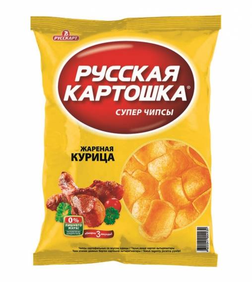 Чипсы РУССКАЯ КАРТОШКА 20гр курица