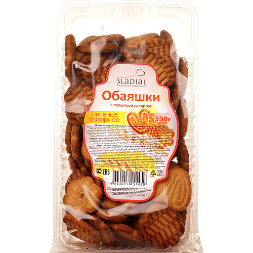 Печенье ОБАЯШКИ 350 гр. С посыпкой сахаром