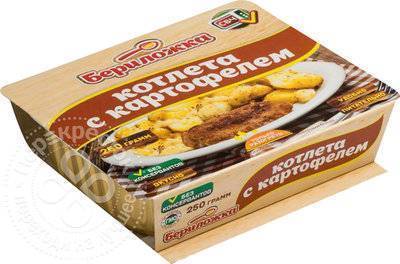 Консервы БЕРИЛОЖКА 250 гр. Котлета с картофелем