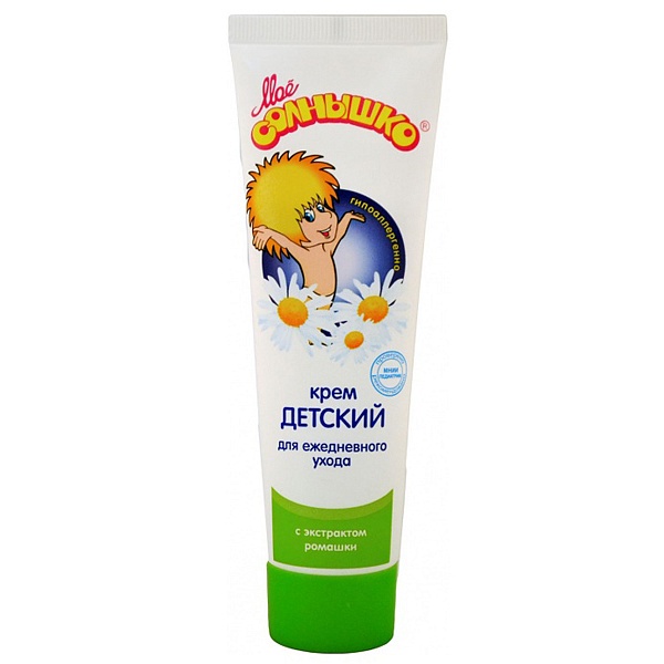 Крем детский МОЕ СОЛНЫШКО 100 мл. с экстрактом ромашки Аванта