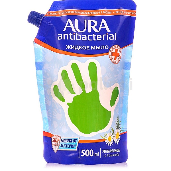 Мыло жидкое AURA 500 мл. Ромашка д/п