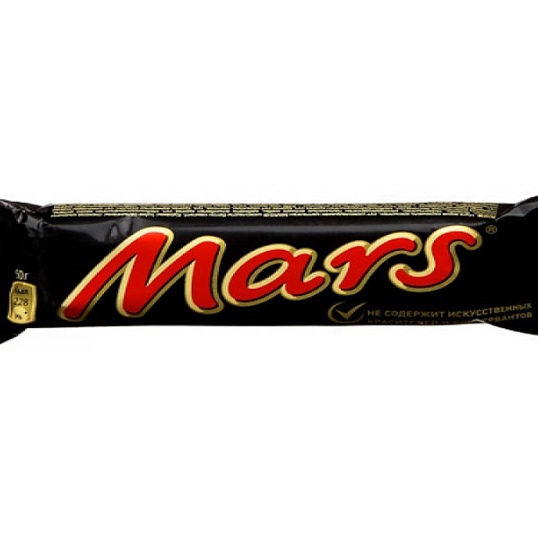 Батончик шок. MARS 50 гр.