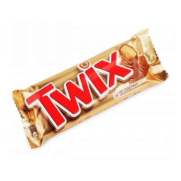 Батончик шок. TWIX 55 гр.