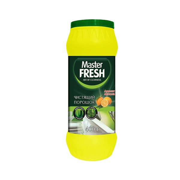 Чистящий порошок MASTER FRESH 400 гр. Аромат лимона