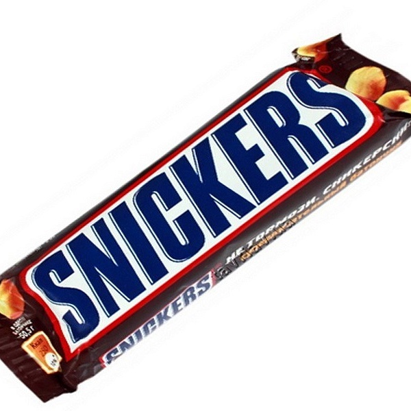 Батончик шок. SNICKERS 50,5 гр.