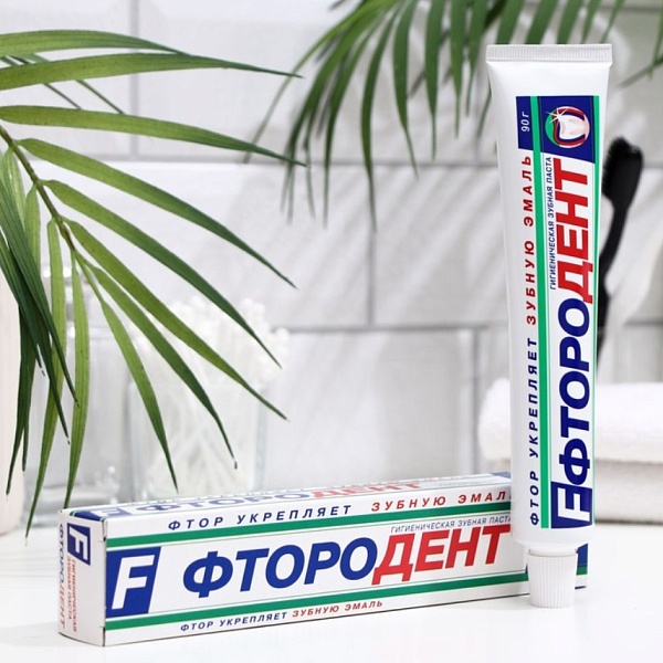 Зубная паста ВЕСНА 90 гр. Фтородент В футляре