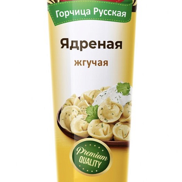 Горчица ЕЖК 130гр ядреная /туба