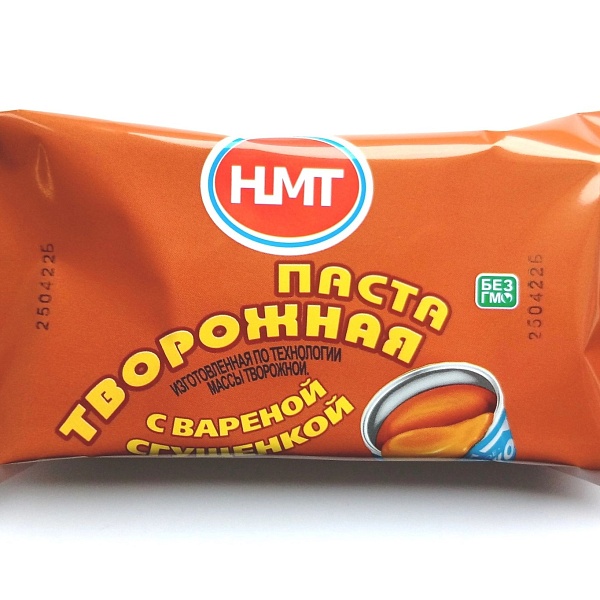 Паста творожная НМЗ 180 гр. 23% С варёной сгущенкой