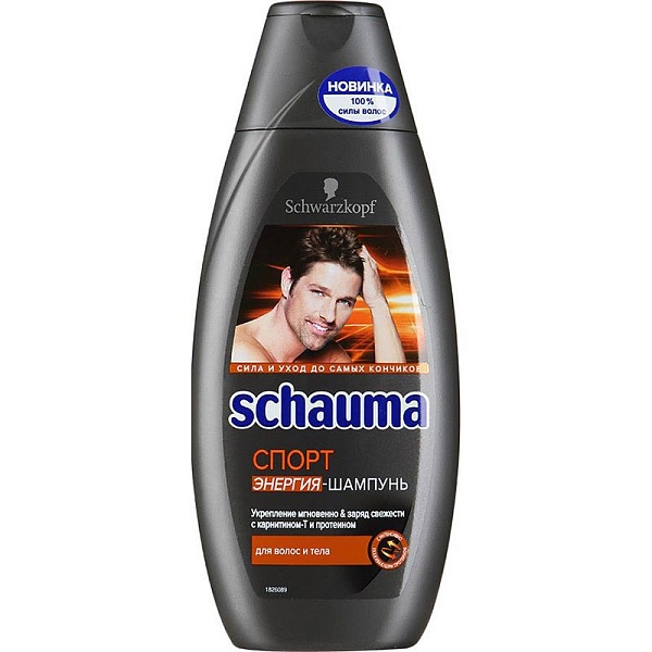 Шампунь ШАУМА 380мл мужской спорт