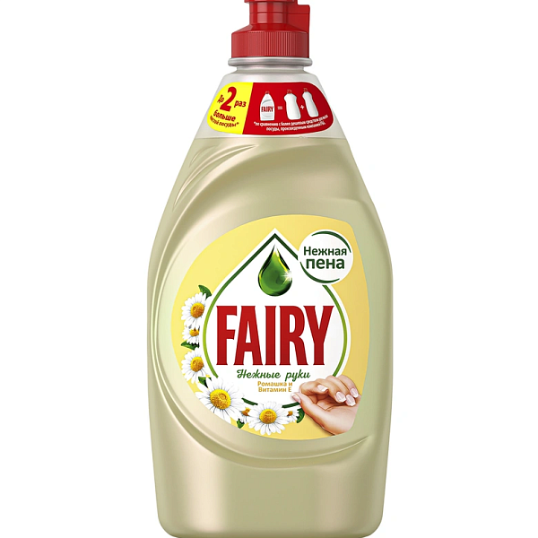 Средство FAIRY 450 мл. для мытья посуды Нежные руки Ромашка и вит. Е