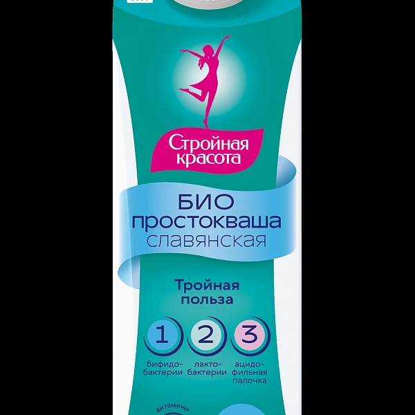 Биопростокваша ВЯТУШКА 500 мл. Славянская 2,7% пюрпак