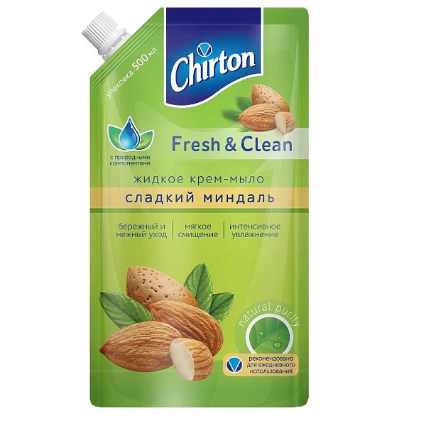 Жидкое мыло ЧИРТОН 500 мл. Сладкий миндаль д/п
